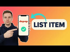 How to LIST an ITEM on Depop Web (Step by Step) 2025