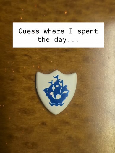 Verona Rose y su primer badge de Blue Peter 💙