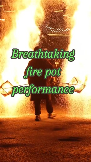 Get ready to be amazed by this breathtaking performance of Huohu (fire pot) in Wuyuan, China. #China #Wuyuan #fire #performance #Huohu #FirePot | China Xinhua News