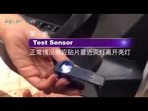 How to install Universal Wireless Car Door Welcome Laser Led Projector Logo light