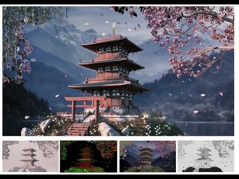 MCL 2026 Winning 3D Environment 🏆 | Japanese Pagoda CGI Breakdown | Student Work