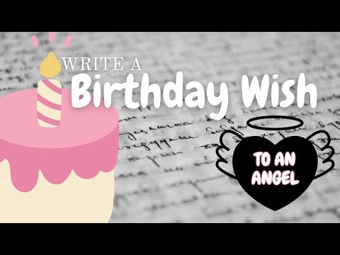 🎂 How to Write a Birthday Wish to Your Guardian Angel | Manifest with Divine Guidance ✨