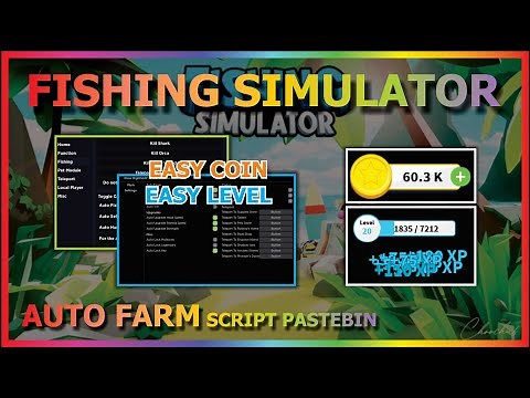 FISHING SIMULATOR Script Pastebin 2022 AUTO FARM | AUTO SELL | AUTO FISH | AUTO KILL (BEST)