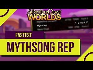 AQW How To get Mythsong Rep Fast Rank 10 Tutorial 2021 Non Member