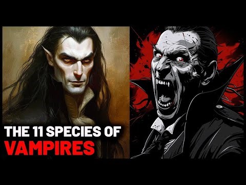THE 11 SPECIES OF VAMPIRES