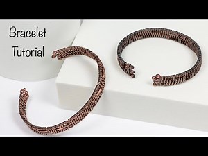 Jewelry Tutorial/DIY Easy Wire Wrapped Bracelet