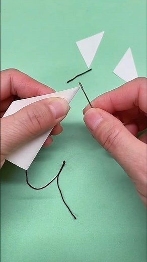 Easy Needle Threading Trick