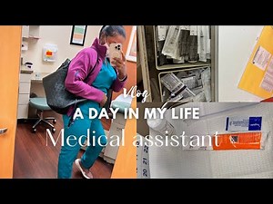 A Day in the life of a Medical Assistant | 9 - 5 work day come to work with me.