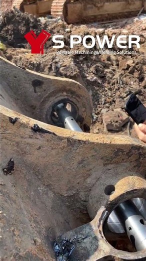 Excavator Repair S power Portable Line Boring Machine Factory #automobile #enginiring #machine