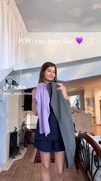 Stylish Equestrian Outfit Inspo in Lilac 🌸