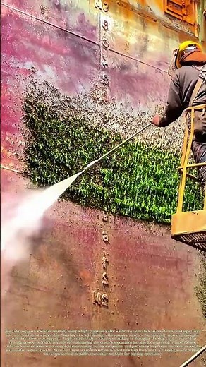 Scouring the Hull: How High-Pressure Water Removes Stubborn Marine Algae