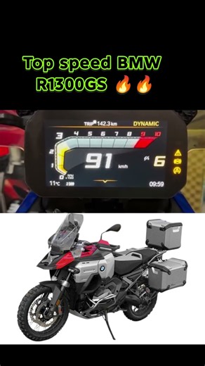 BMW R 1300 GS Top Speed 🏍️🔥 | 225 KM/H Adventure Beast!