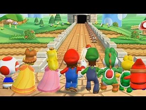 Mario Party 9 - Goomba Bowling - All Characters