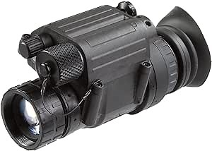 AGM Global Vision PVS-14 NW3 Night Vision Monocular Gen 2+ "White Phosphor Level 3" Black