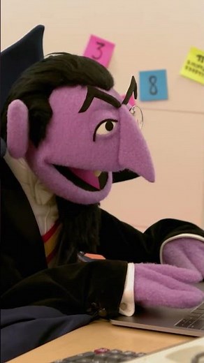 The Count counts his emails #sesamestreet