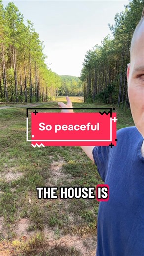 Who else loves the sound of nothing? Home build is getting close so stay tuned! If you’re thinking about buying land, just do it! #fyp #british #alabama #homestead #nature