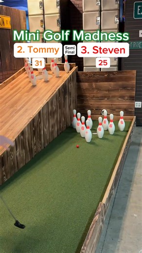 Mini Golf Madness SEMI-FINAL! 2. Tommy vs 3. Steven (Holes 13-18) #go... #fun #minigolfer #crazygolfing #golfing #crazygolfcourse #minigolfers #crazygolfers #minigolfmarketing #golfer #family #crazygolfer #miniaturegolfcourse #familytime #minigolfmonday #golflife #hastingsadventuregolf #arcade #golfcourse #indoorminigolf #holeinone | Discgolf | Facebook