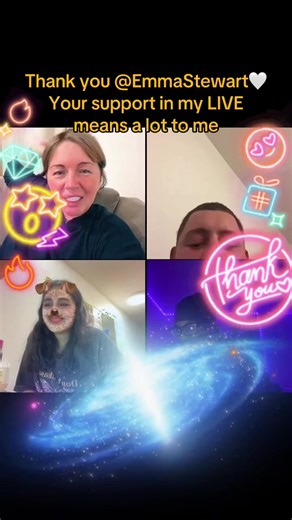 EmmaStewart🤍, thank you for the incredible support in my LIVE! I will keep creating better LIVE content!@EmmaStewart🤍 #tiktoklive #livehighlights #livegift #galaxy #fyp @Callum Ritchie