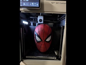 Spider-Man Mask – 3D Printed with Precision