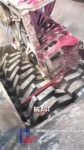 Scrap metal shredders turn junk into reusable pieces, powering recycling with raw industrial strength. #TechDaily #EngineeringFails #RecyclingTech #IndustrialMachines #MetalShredder | Viral Fun