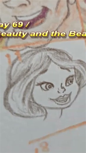 #Day69 #Day1/365 Dreaming in Colors-365 Days of Magic #色と夢で描く365日の魔法#Disneyart #イラスト#色鉛筆#カレンダー