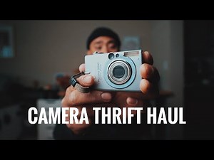 The thrift store was PACKED with Film Cameras!