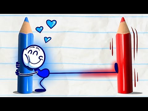 "Pencilmate the Keyboard Warrior" | Pencilmation Cartoons!