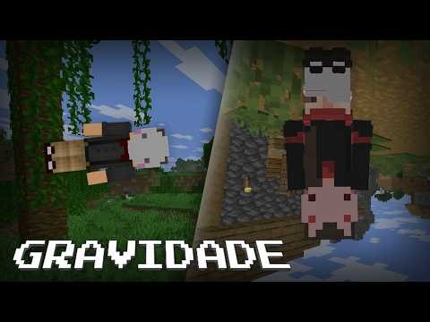 O desafio mais CONFUSO do Minecraft (Gravidade alterada)