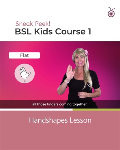 Take a look at this sneak peek from our BSL Kids Course 1 Program: Handshapes Video Lesson 2 Join the waitlist for our BSL Kids Course 1 program. An adventure awaits you! https://sign.lisamillsonline.com/bsl-online-made-easy-course-1-for-kids-squeeze-page-waitlist/ | BSL Online