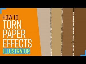 Torn paper effects in illustrator