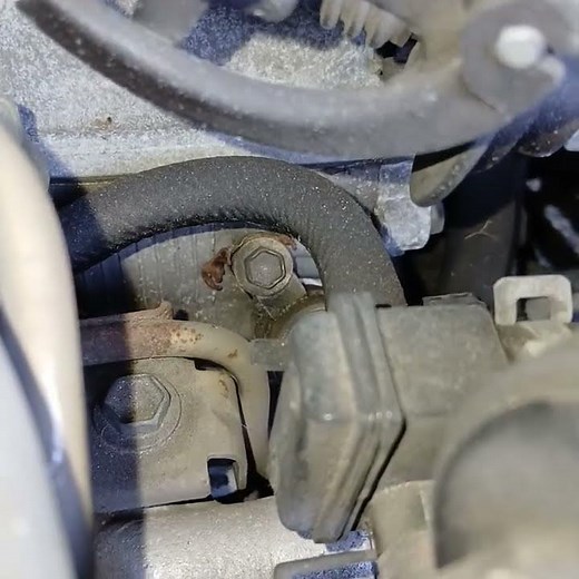 2000 Lexus RX300 right hand VVTI solenoid failure. Rear cylinder head above transmission.