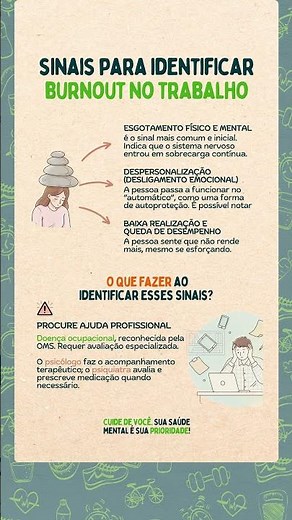 Burnout: Sinais Essenciais Para Identificar, Entender e Buscar Ajuda! | 💚 LEIA A DESCRIÇÃO 💚
