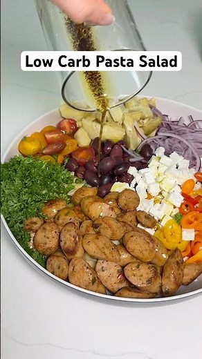 Low Carb Pasta Salad! `