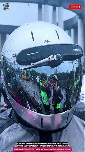 Helmet Wiper Technology for Clear Vision in Rain – Material & Function Explained