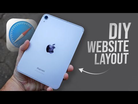 How to DIY Website Layout in iPad (tutorial)