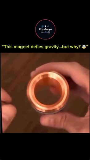 sigma science🔬| No touch… yet it slows down 😳🧲⚡| #science #physics #experiment