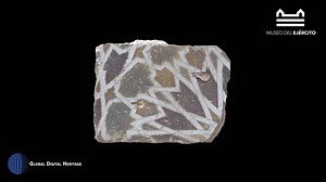 Fragment of cuerda seca tile - Download Free 3D model by Global Digital Heritage and GDH-Afrika (@GlobalDigitalHeritage)