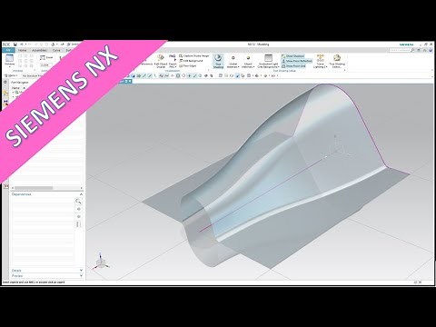Variational Sweep 1 - Siemens NX 12 Training - Surfaces
