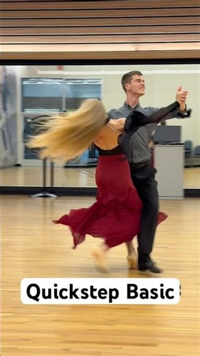 Quickstep Basic Routine with Figure Names❤️ #dance#ballroomdance#ballroom#quickstep#dancesport