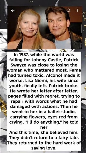 In 1987, while the world was falling for Johnny Castle, Patrick Swayze was close to losing the