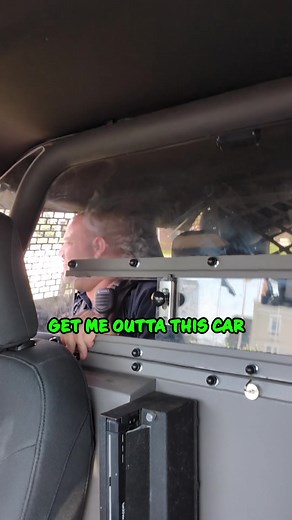 Cop’s Hilarious Prank in the Back of Police Car 😂 #CopHumor #Police #Comedy #Prank #Cop #Reels #Fyp #foryoupage #tiktok #foryou #Laugh