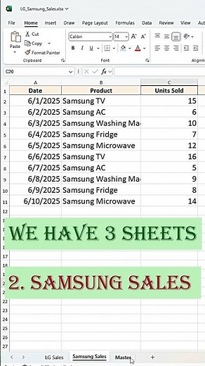 Automate Excel Sheets Data with This Trick! 🔗🧠 #excel #exceltips #exceltutorial #msexcel #shorts