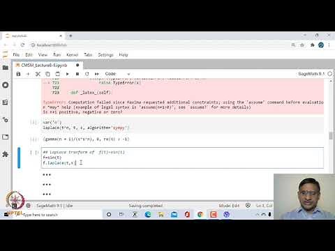 Solving ODE using Laplace Transforms in SageMath