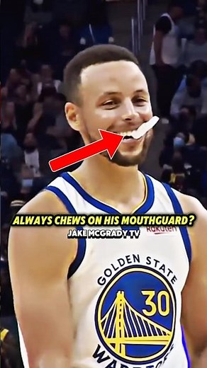 Why Steph Curry Chews on his Mouthguard During Games 😳