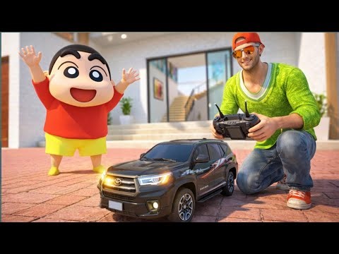 🎯Jack & Shinchan Buy Mini Rc Toyota Hilux car 🤯😱#indiantheftautosimulator