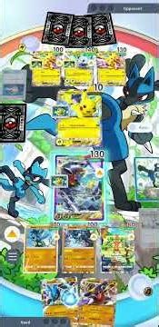 Soloing Expert Pachirisu ex & Pikachu ex Deck (STS) with Garchomp ex in 10 turns (perfect win)