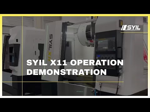 SYIL X11 CNC Mill Operation Demonstration