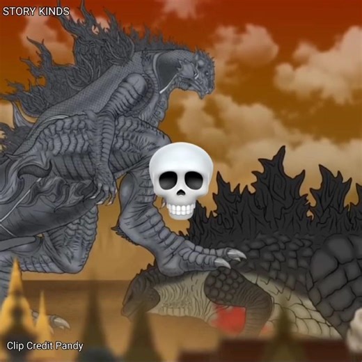 Phaya Kumphee (Godzilla Thai version) vs. King Ghidorah #godzilla #storykinds