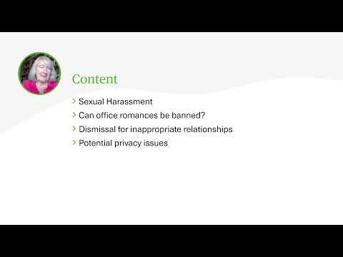 Relationships at Work & Office Romances - A Guide for Employers - Webinar