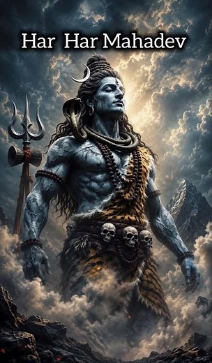 🔱 Mahadev 4K Wallpaper | Powerful Lord Shiva HD Image | Har Har Mahadev Status